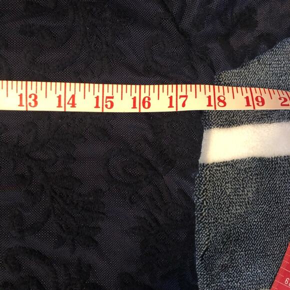 Forever 21 women's size large navy long sleeved dress preloved condition - Picture 5 of 7